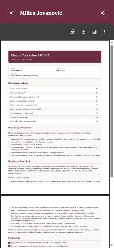 PDF pregled potpisane saglasnosti
